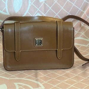 Dooney & Bourke Tan Leather Crossbody Bag